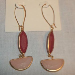 A. New Day Moonstone & Red Agate Drop Earrings